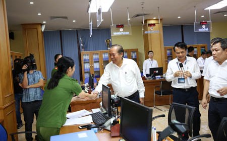 Phó Thủ tướng Thường trực làm việc tại Vĩnh Phúc về cải cách hành chính